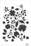 PLANTILLA 20X30CM 032 FLORAL