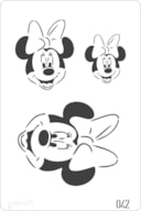 STENCIL 20X30CM  042 MINNIE