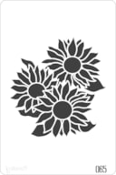 STENCIL 20X30CM  065 GIRASOL