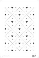 STENCIL 20X30CM  067 CORAZON