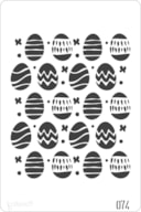 PLANTILLA 20X30CM  074 HUEVOS