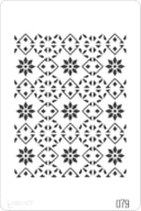 PLANTILLA 20X30CM  079 FLORAL