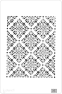 PLANTILLA 20X30CM  080 FLORAL