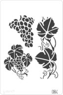 PLANTILLA 20X30CM  084 UVAS