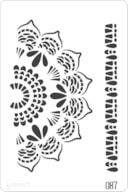 PLANTILLA 20X30CM  087 FLORAL