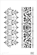 PLANTILLA 20X30CM  092 FLORAL