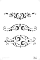 PLANTILLA 20X30CM  094 ARABESCO