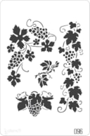 PLANTILLA 20X30CM  096 UVAS
