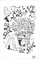 PLANTILLA 20X30CM  097 CAMPO