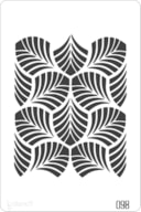 PLANTILLA 20X30CM  098 FOLLAJE