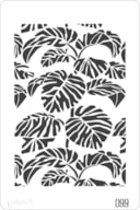PLANTILLA 20X30CM  099 FOLLAJE