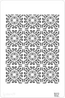 PLANTILLA 20X30CM  102 FLORAL