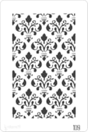 PLANTILLA 20X30CM  109 FLOR DO LIS