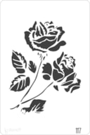 STENCIL 20X30CM  117 ROSES