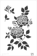 STENCIL 20X30CM  125 ROSAS