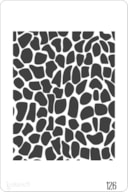 STENCIL 20X30CM 126 MOSAICO