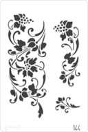 PLANTILLA 20X30CM  144 BORDAS