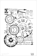 PLANTILLA 20X30CM  148 RELOJES