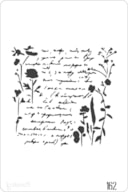 PLANTILLA 20X30CM  162 CARTA FLORAL