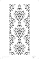 PLANTILLA 20X30CM  177 ARABESCOS