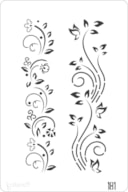 PLANTILLA 20X30CM  181 ARABESCOS