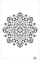 PLANTILLA 20X30CM  188 MANDALA