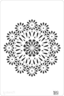 PLANTILLA 20X30CM  189 MANDALA