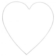 CORAZON ARAME 35CM RAYHER
