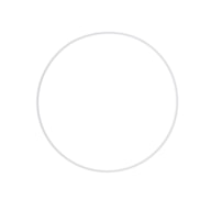 ARO METAL REVESTIDO BRANCO D.35CM RAYHER