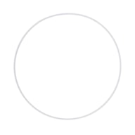 METAL RING COATED WHITE D.50CM RAYHER