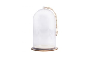 CAMPANA PLASTICO C/BASE D.8CM X 13CM RAYHER