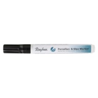 MARCADOR PORCELANA & VIDRO BLACK 1-2mm RAYHER