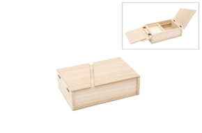 WOODEN BOX 20X13X6CM