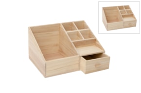 MUEBLE C/ COMPARTIMIENTOS E CAJON 33X22-18X7.5CM