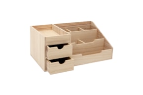 WOODEN BOX GAVETAS 32X18X13.5CM