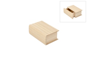 CAJA LIBRO C/CAJON 13X8.5X5CM