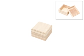 WOODEN BOX 10X10X6CM