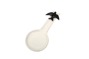 COLHER BLANCA ANDORINHA NEGRA 27.5X11.5X1.8CM