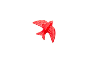 GOLONDRINA 8.5X6X2.2CM ROJO