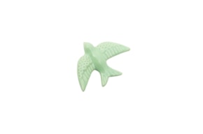 GOLONDRINA 8.5X6X2.2CM VERDE PASTEL