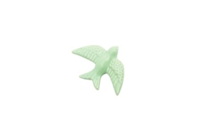 GOLONDRINA 8.5X6X2.2CM VERDE PASTEL