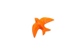GOLONDRINA 8.5X6X2.2CM NARANJA