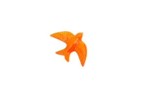 GOLONDRINA 8.5X6X2.2CM NARANJA