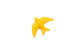 GOLONDRINA 8.5X6X2.2CM AMARILLO