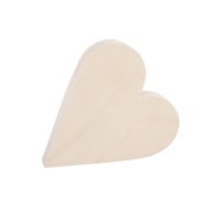 WOODEN HEART 18.5X20X3CM NATURAL RAYHER