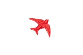 GOLONDRINA 11.5X8X2.5CM ROJO