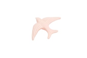 SWALLOW 11.5X8X2.5CM ROSE