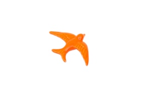 ANDORINHA 11.5X8X2.5CM LARANJA