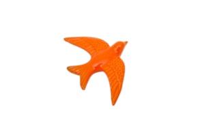 ANDORINHA 15.5X11X3.5CM NARANJA
