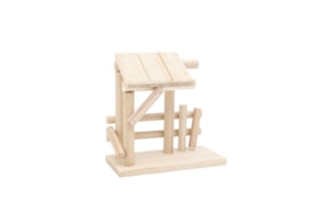 WOODEN HUT 16x8x16cm